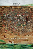 Agricultural development, rural institutions, and economic policy : essays for A. Vaidyanathan /