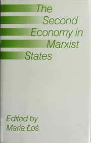 The Second economy in Marxist states /