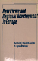 New firms and regional development in Europe /