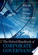 The Oxford Handbook of Corporate Governance /