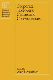 Corporate takeovers : causes and consequences /