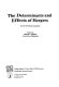 The Determinants and effects of mergers : an international comparison /
