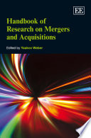 Handbook of research on mergers and acquisitions /