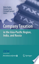 Company taxation in the asia-pacific region, india, and russia /