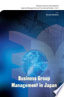 Business group management in Japan /