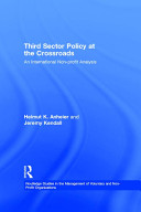 Third sector policy at the crossroads : an international nonprofit analysis /