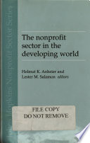 The nonprofit sector in the developing world : a comparative analysis /