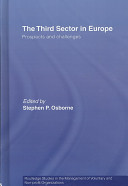 The third sector in Europe : prospects and challenges /