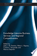 Knowledge intensive business services and regional competitiveness /