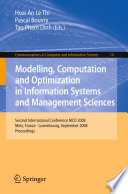 Modelling, computation and optimization in information systems and management sciences /