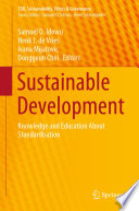 Sustainable Development : Knowledge and Education About Standardisation /