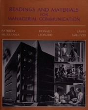 Readings and materials for managerial communication /