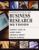Essentials of business research methods /