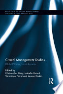 Critical management studies : global voices, local accents /