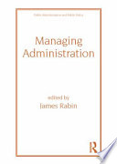 Managing administration /