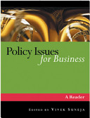 Policy issues for business : a reader /