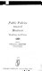 Public policies toward business : readings and cases /