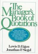 The Manager's book of quotations /