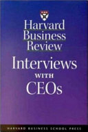 Harvard business review interviews with CEOs.