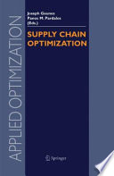 Supply chain optimization /