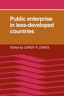 Public enterprise in less-developed countries /