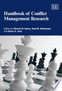 Handbook of conflict management research /