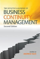 The definitive handbook of business continuity management /