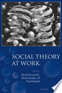Social theory at work /
