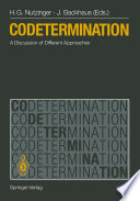 Codetermination : a discussion of different approaches /