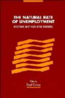 The natural rate of unemployment : reflections on 25 years of the hypothesis /