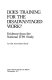 Does training for the disadvantaged work? : evidence from the National JTPA study /