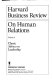 Harvard business review on human relations.