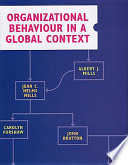 Organizational behaviour in a global context /