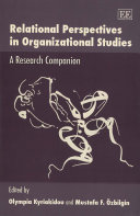 Relational perspectives in organizational studies : a research companion /
