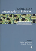 The SAGE handbook of organizational behavior /