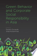 Green behavior and corporate social responsibility in Asia /