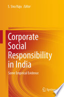 Corporate social responsibility in India : some empirical evidence /