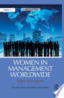 Women in management worldwide : signs of progress /