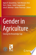 Gender in agriculture : closing the knowledge gap /