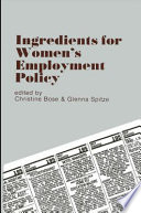 Ingredients for women's employment policy /