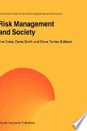 Risk management and society /