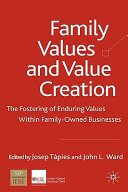 Family values and value creation : the fostering of enduring values within family-owned businesses /