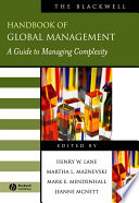 The Blackwell handbook of global management : a guide to managing complexity /