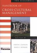 The Blackwell handbook of cross-cultural management /