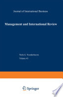 Management and international review : can multinationals bridge the gap between global and local? /