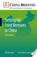 Setting up joint ventures in China /