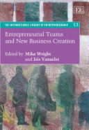 Entrepreneurial teams and new business creation /