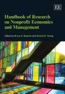 Handbook of research on nonprofit economics and management /