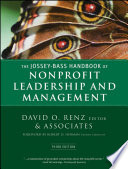 The Jossey-Bass handbook of nonprofit leadership and management /