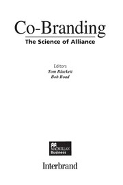 Co-branding : the science of alliance /